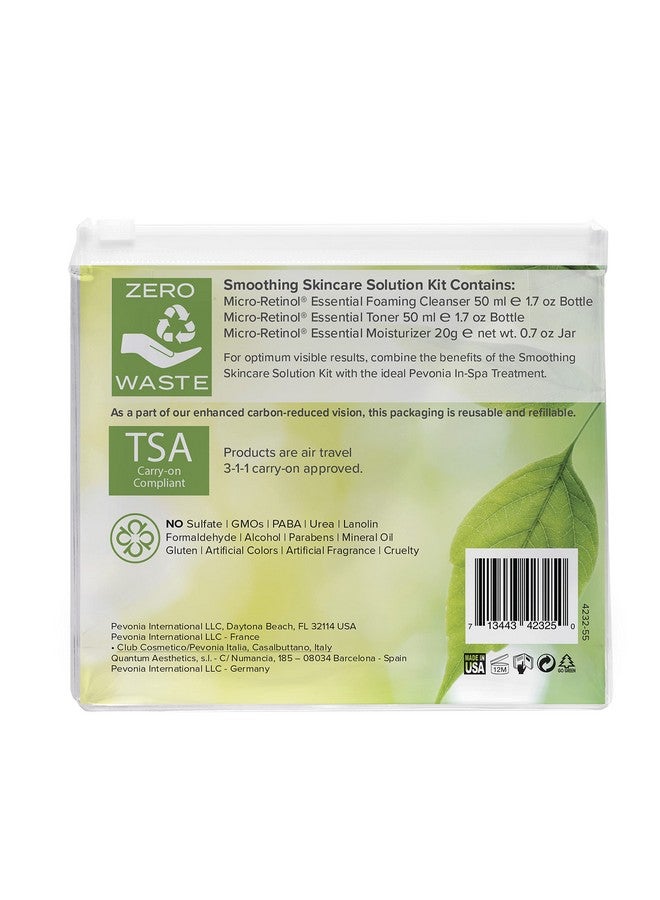Pevonia Microretinol Trial Kit Smoothing Skincare Solution 11.68 Fl. Oz. - Image 2