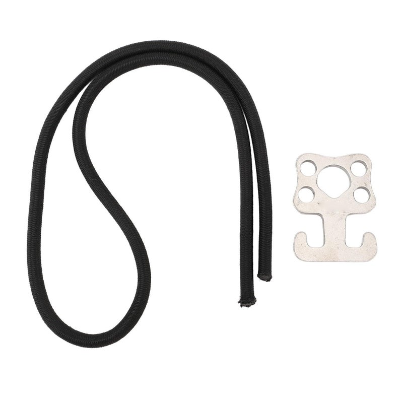 316 Stainless Steel Sidemount Diving Plate Hook With Bungee Tie Multifunctional Diving Accessory - Image 5