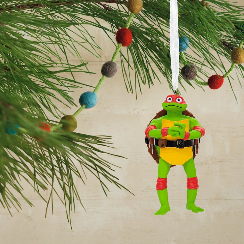 هولمارك Hallmark Teenage Mutant Ninja Turtles: Mutant Mayhem Raphael Christmas حلية - Image 5