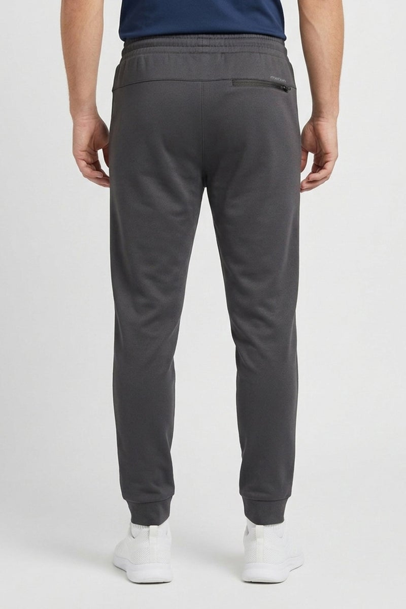 MOTION Men Sportswear Fit Outdoor Sweatpants, Dark Grey - Image 4