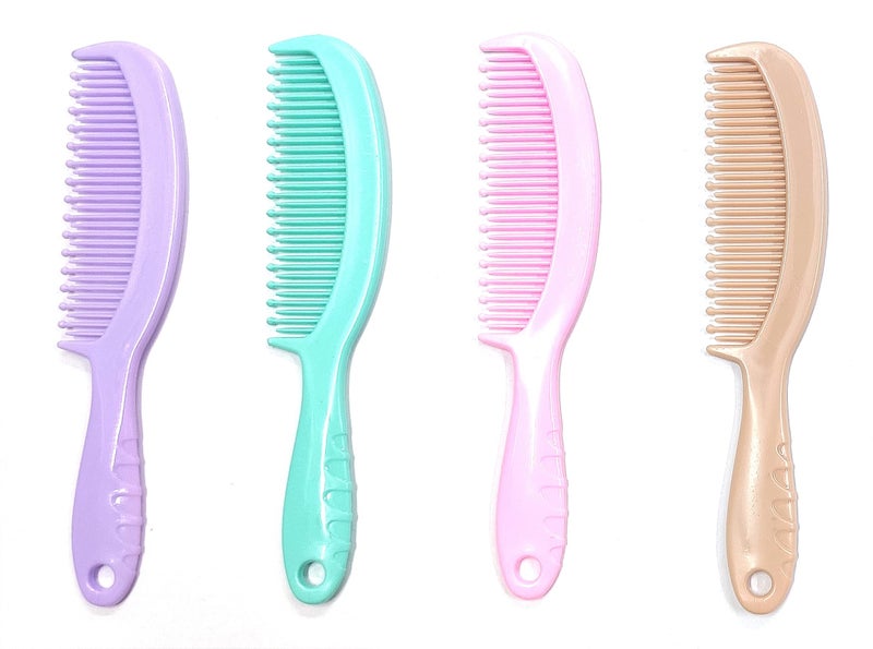 Maple Round Edge Baby Comb Multicolor (Combo of 4) - Image 1