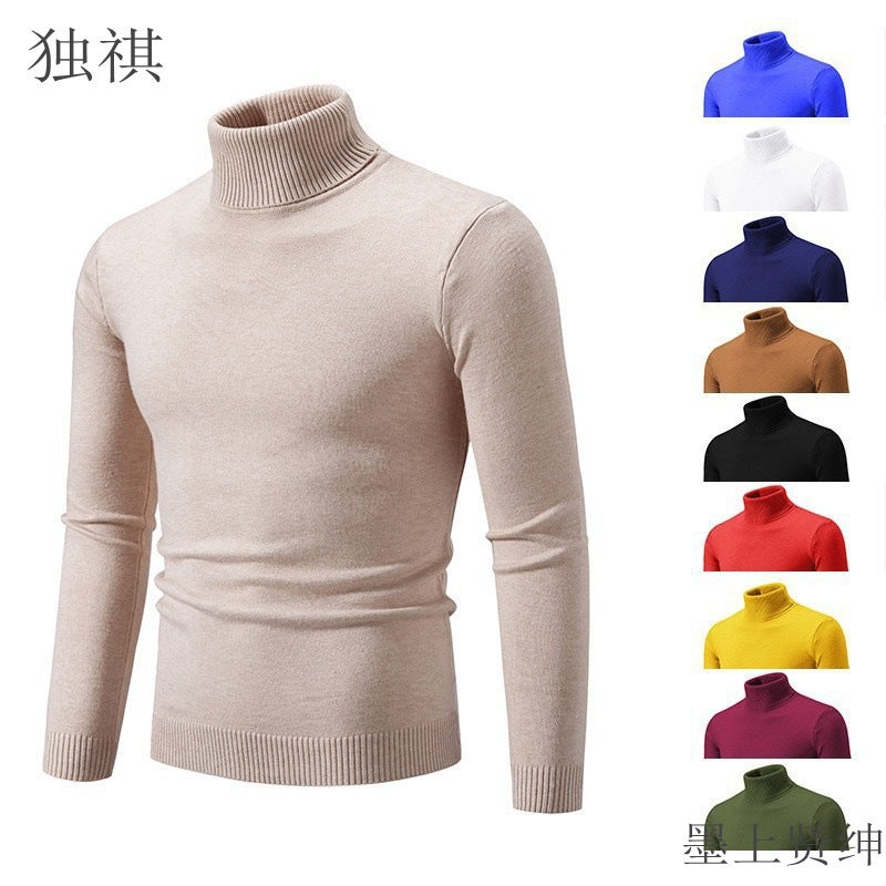 Male Sweater Men Coat Winter Warm Pullover Thick Man Clothes - Image 2