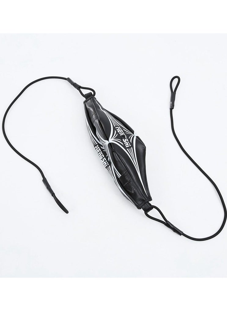 Mengshi PU Leather Double End Boxing Training Speed Ball with Ropes and Pump, Black  - Image 2