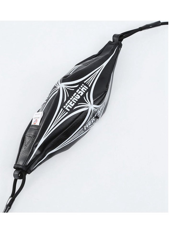 Mengshi PU Leather Double End Boxing Training Speed Ball with Ropes and Pump, Black  - Image 3