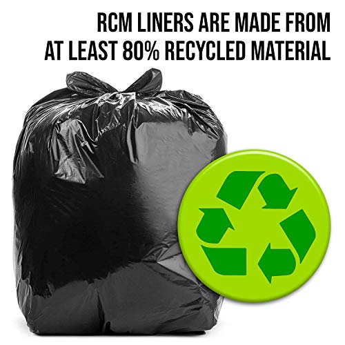 Aluf Plastics 55-60 Gallon Trash Bags - (100 Count) 1.25 MIL (Equiv) Low Density Plastic Garbage Bags - 38" x 58" for Home, Kitchen, Office, Commercial - Image 5