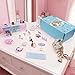 BeadRiver 77Pcs Dollhouse Bathroom Accessories Set Miniature Makeup Toiletries with Storage Cases Handbag Hair Dryer 112 Scale Doll House Decor for Girls - Image 4
