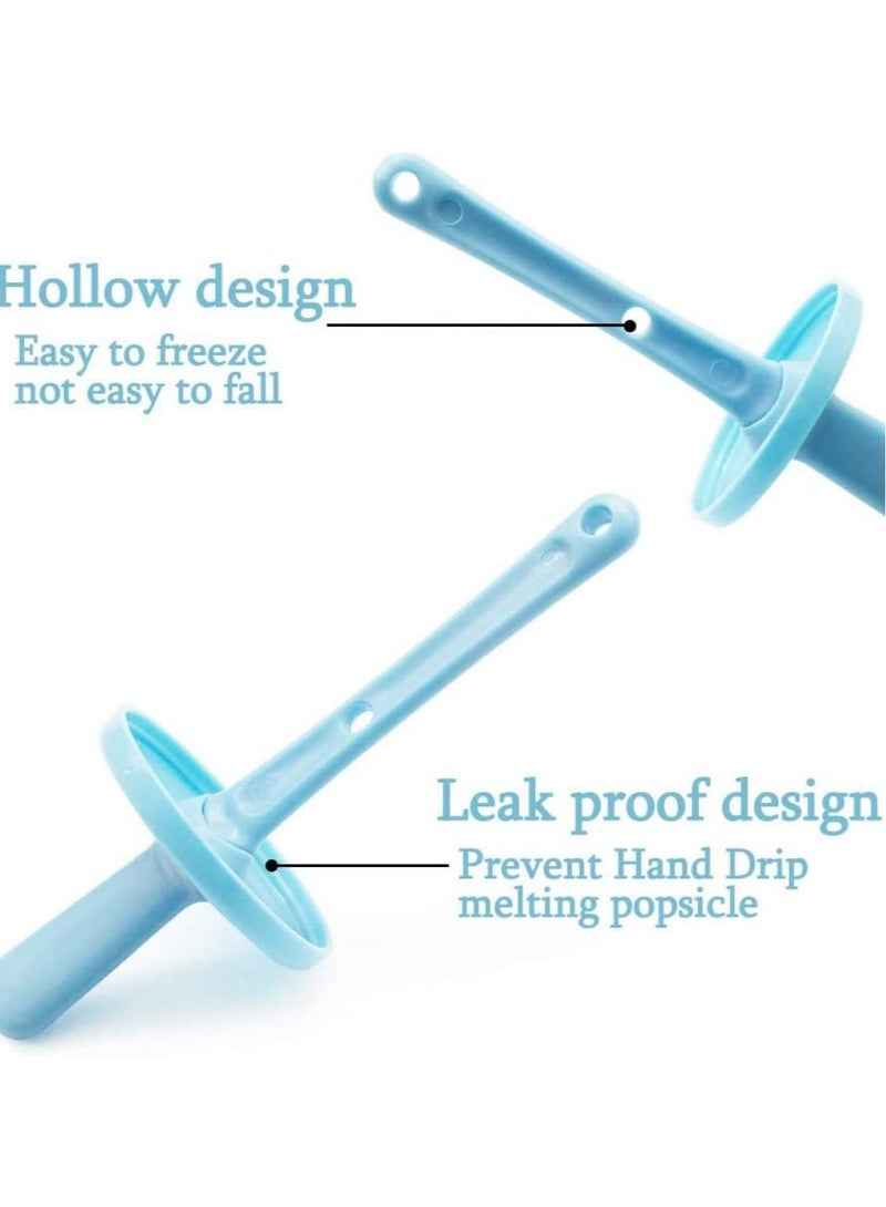 SYOSI Molds Set Ice Lolly Makers Moulds Cream Reusable Silicone DIY Popsicle for Kids Toddlers and Adults with Non-Spill Lid - Image 3