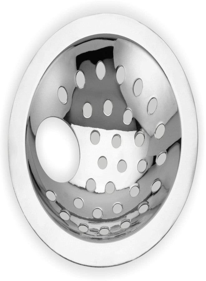 Prayag® Floor Trap 4 Inch - (102mm) with Waste Hole | Bathroom Drain Cover | Stainless Steel Heavy Duty Floor Drain Jali for Bathroom Kitchen - (Chrome)