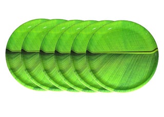 Smart Buy Banana Design Round Melamine Dinner/Dinnerware Plates, 10” inch Size [Set of 6 Plates] [Color-Green]. - pzsku/Z9770B0E2AEB344A9096EZ/45/1743504142/06a3d0c1-ccd8-4b92-882a-6d475c415aa8