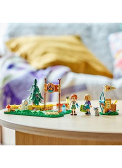 LEGO LEGO Friends Adventure Camp Archery Range Playset, Kids Building Toy with Toy Bow and Arrows for Boys and Girls 6+ Years, 2 Mini Dolls and Raccoon Figure, Kids Gift 42622  - Image 5