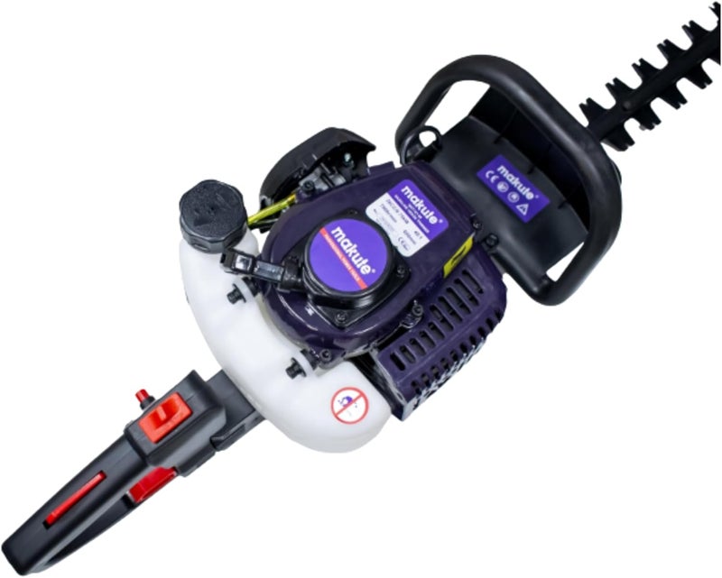 makute 0.75kW Gasoline Hedge Trimmer, 26cc Petrol Engine, 600mm Blade – High-Power Garden Tool for Hedges, Bushes & Shrubs - Image 2