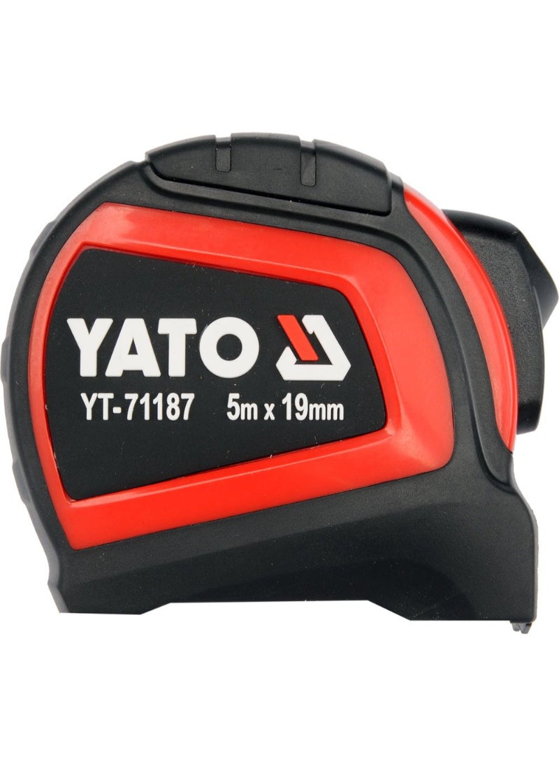 Yato YATO Measuring Tape 5Mx19mm Double Blister Card YT-71187 