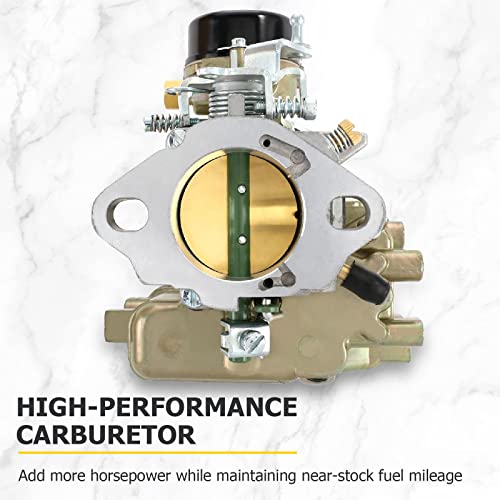 AUXMART Carburetor for Carter YF Type Fits for Ford 240 250 300 YF C1YF 6 Cylinder CIL Engine 1975-1982 D5TZ9510AG - Image 4