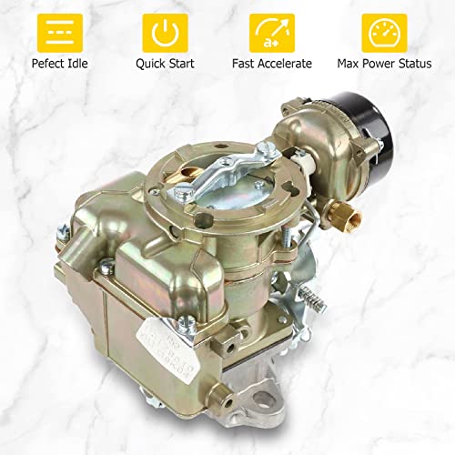 AUXMART Carburetor for Carter YF Type Fits for Ford 240 250 300 YF C1YF 6 Cylinder CIL Engine 1975-1982 D5TZ9510AG - Image 3