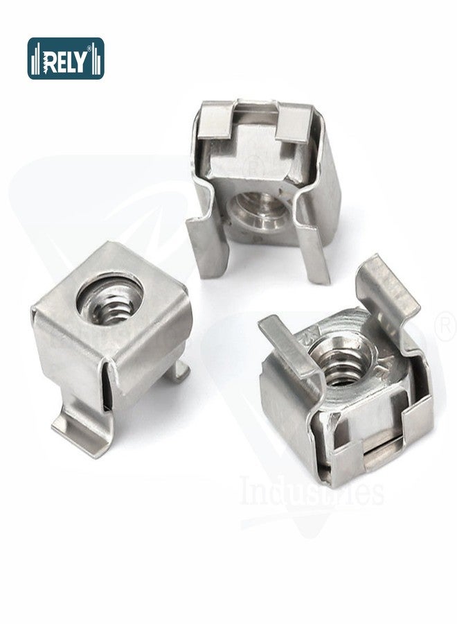 RELY+ Rely®⇒VP INDUSTRIES (Pcs-50) M6 Cage Nut Mild Steel Zinc Plated | MS Cage Floating Nuts for Racks, Computer Case Etc. - Image 5