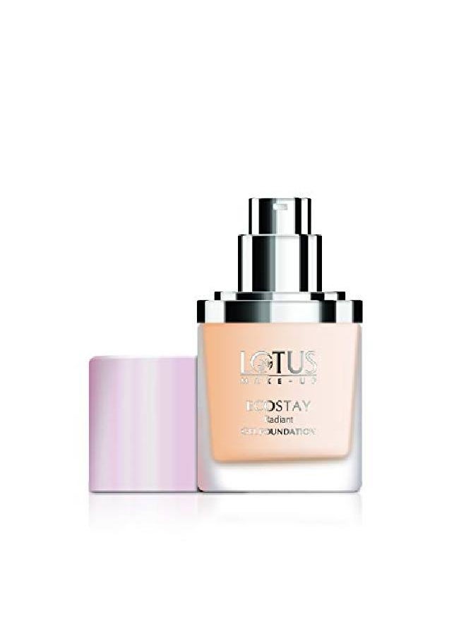 Lotus Makeup Makeup Ecostay Radiant Gel Foundation Fawn 30 Ml  - Image 2