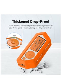 Generic Silicone Soft Protective Case Cover for Flipper Zero - Orange  - Image 3