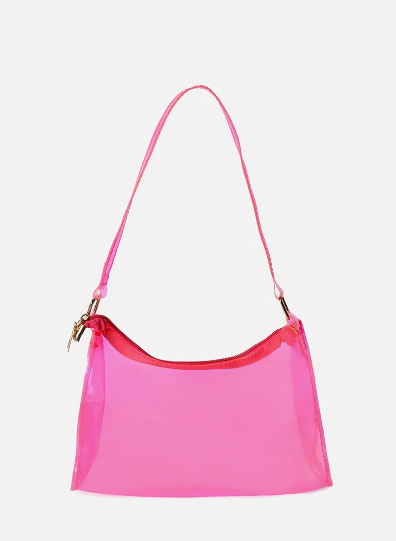 صوص هاوت حقيبة إيف الشفافة الصغيرة ذات اللون