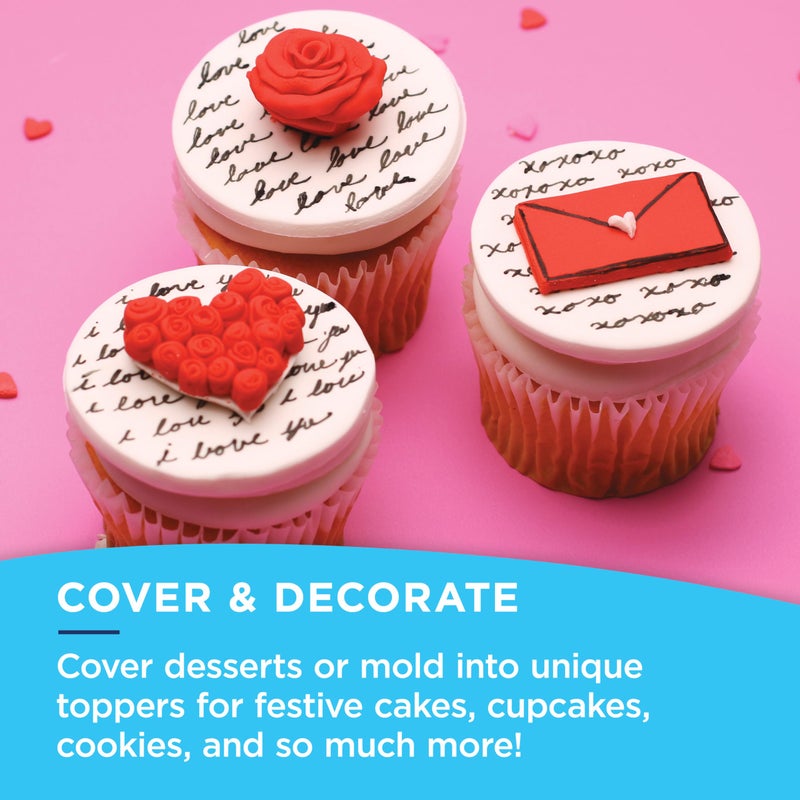 Satin Ice Red Fondant, Vanilla, 4.4 Ounces - Image 5