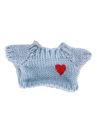 Blue heart sweater