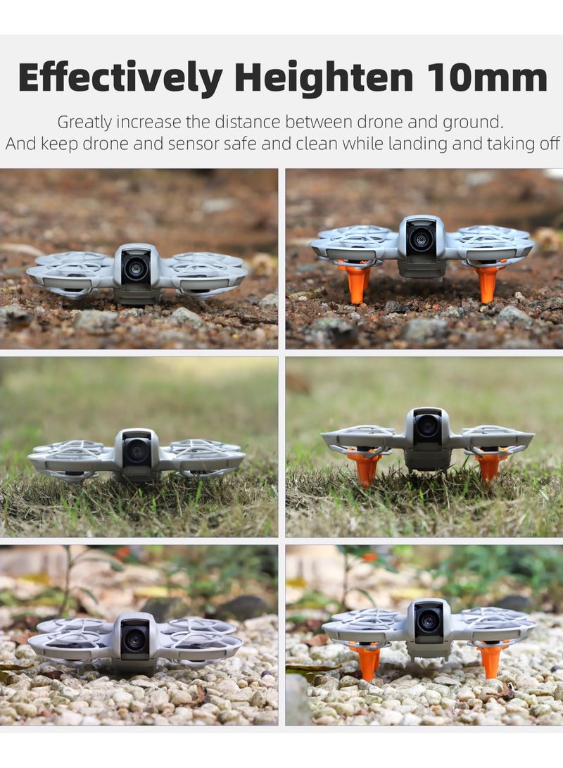 Beauenty Landing Gear Extensions Leg for DJI Neo Quick Release Height Extended Landing Leg for DJI Neo Drone Accessories (Gray) - Image 5