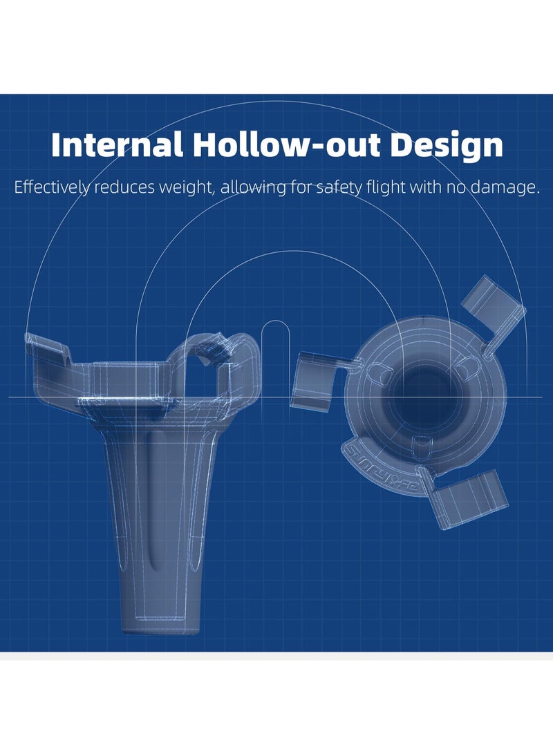 Beauenty Landing Gear Extensions Leg for DJI Neo Quick Release Height Extended Landing Leg for DJI Neo Drone Accessories (Gray) - Image 3