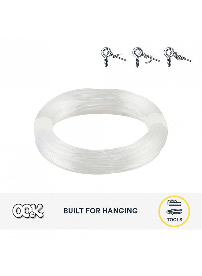 OOK 15 ft. Invisible Hanging Wire, 50 lbs. Capacity, Self Tying Wires, Ideal for Picture Hanging and Planters - Image 3