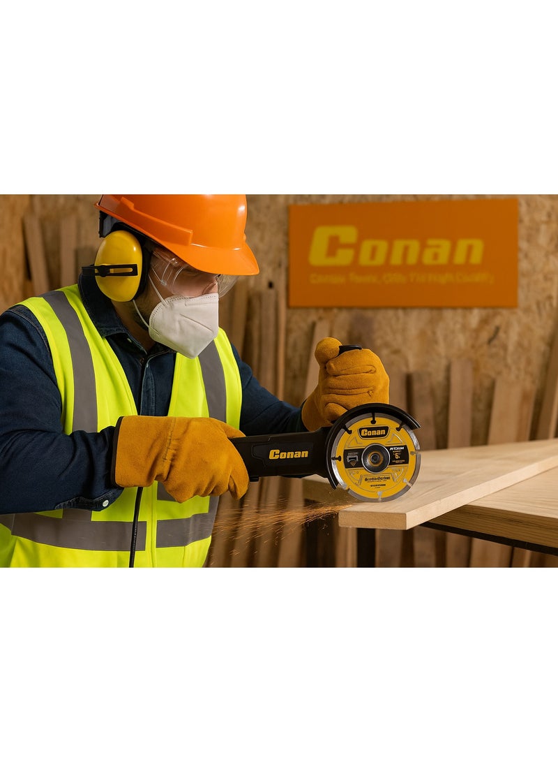 Conan 5" Woodworking Saw Blade – COT125 | 125mm x 22.23mm | High-Performance TCT Circular Blade for Wood | Max 13000 RPM - Image 3