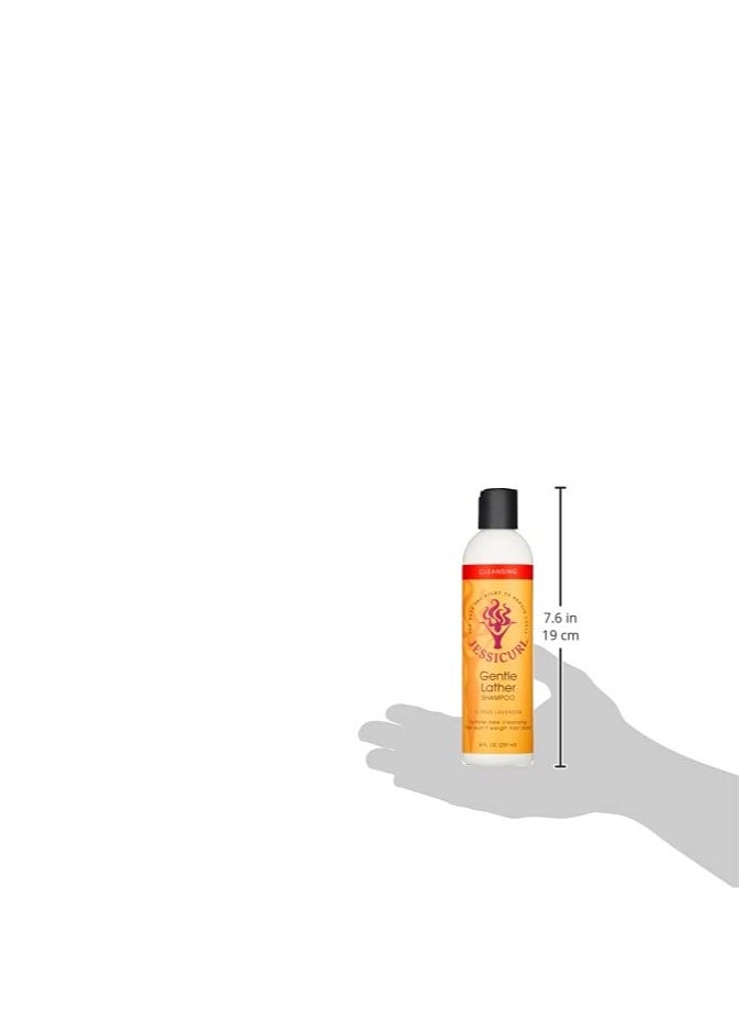 Jessicurl, Gentle Lather Shampoo, Citrus Lavender, 8 Fl oz. Cleansing Curly Hair Shampoo, Vegan, Sulfate Free Shampoo - Image 2