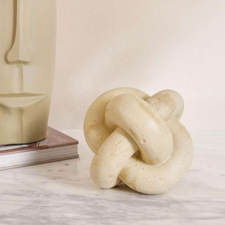 Pan Home Knot Sculpture Decor for Home