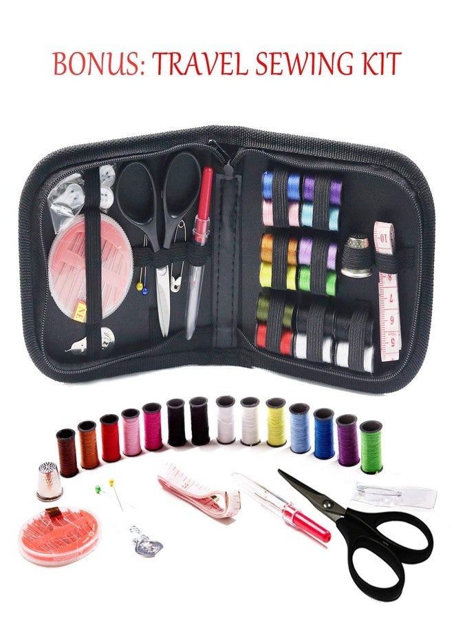 D&D Sewing Basket with Sewing Kit, Sewing Box Organizer with Accessories, Sewing Supplies Storage with Sewing Tools Set (Purple, Medium) - Image 4
