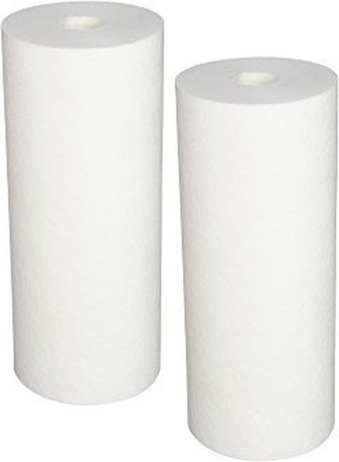 CFS - 2 Pack Heavy-Duty Replacement Polypropylene Spun Water Filter Cartridges Compatible with RS16-R-05 Models - Removes Bad Taste - Whole House Replacement Filter Cartridge - 1 Micron - White