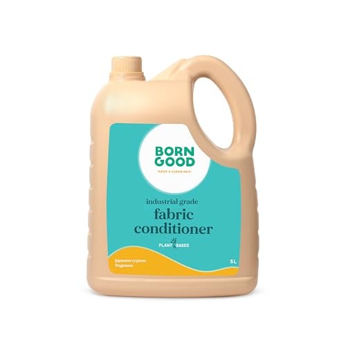 Born Good Industrial Grade Natural Fabric Conditioner | Japanese Cypress | 2X Softer Clothes | Long-Lasting Freshness | Plant-Based, Biodegradable, Non-Toxic | Gentle on Fabric, Safe for Skin | 5000ml - Image 1