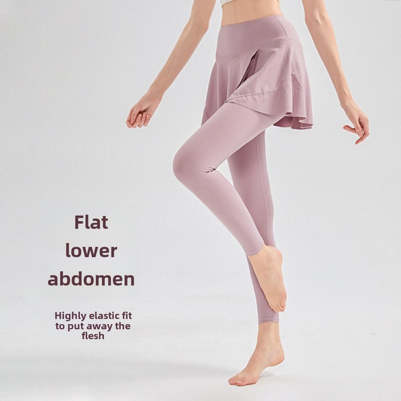 Generic Autumn Winter High-Waist Yoga Pants for Women Lotus Pink - Image 5