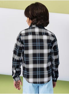 Checked Roll-Up Sleeve Shirt - pzsku/Z9771FB23E79847B6FBD6Z/45/1741119825/22dea4d6-f5a7-4c90-8eed-9c52ad680d54