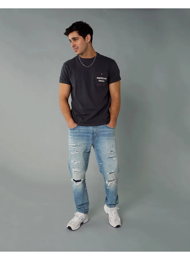 امريكان ايجل AE Elevated Logo Graphic T-Shirt