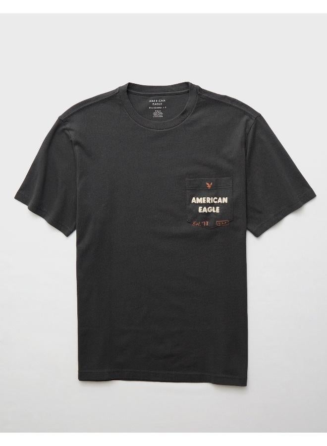 American Eagle AE Elevated Logo Graphic T-Shirt - Image 3