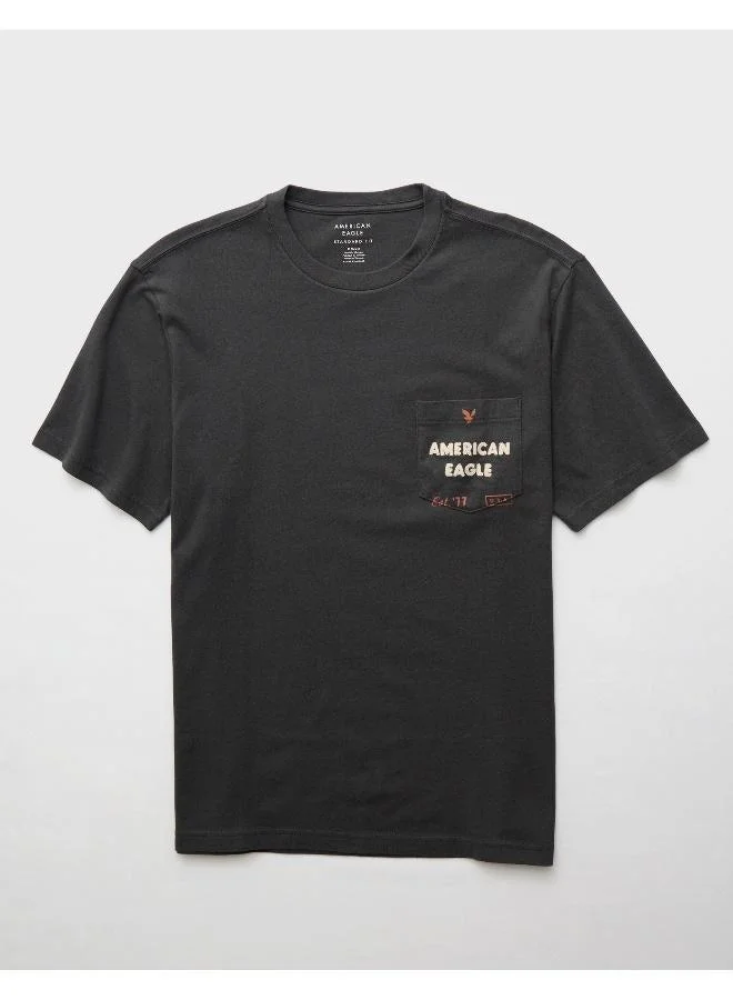 امريكان ايجل تيشيرت برسومات شعار  المرتفع