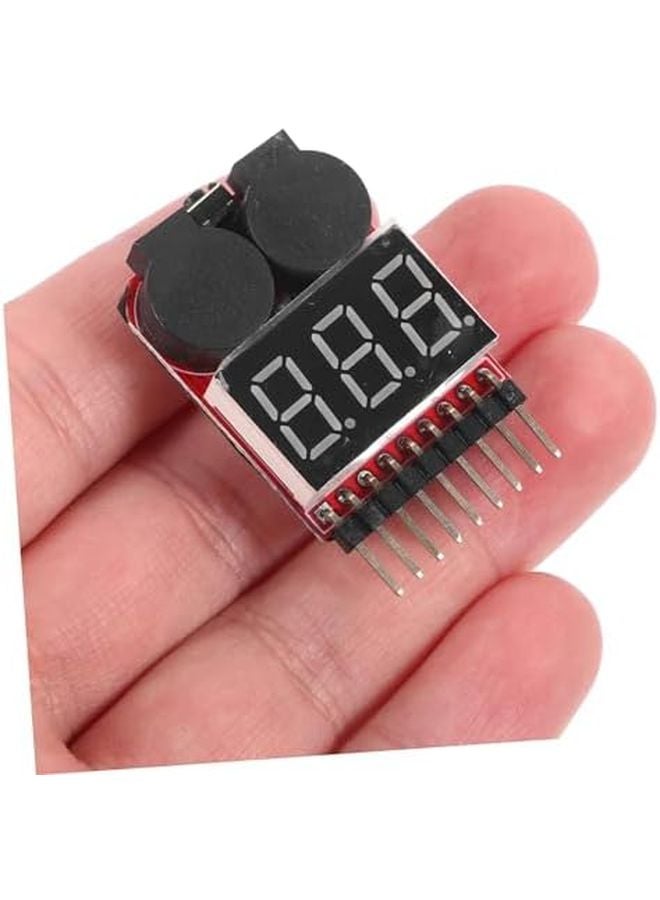 2Pcs Lipo Battery Checker with Low Voltage Alarm Compact Monitor for Accurate Voltage Testing - Image 5