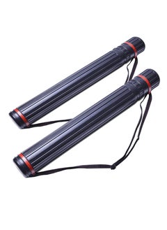 Ecjiuyi Poster Tube with Strap,2pack Expandable Blueprint Tubes,Waterproof Telescoping Poster/Art/Document/Diamond Painting Kit Storage Transport Carrying Tube  - Image 1