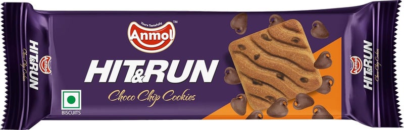 Anmol Hit & Run Choco Chip Cookies - 65g - Image 3