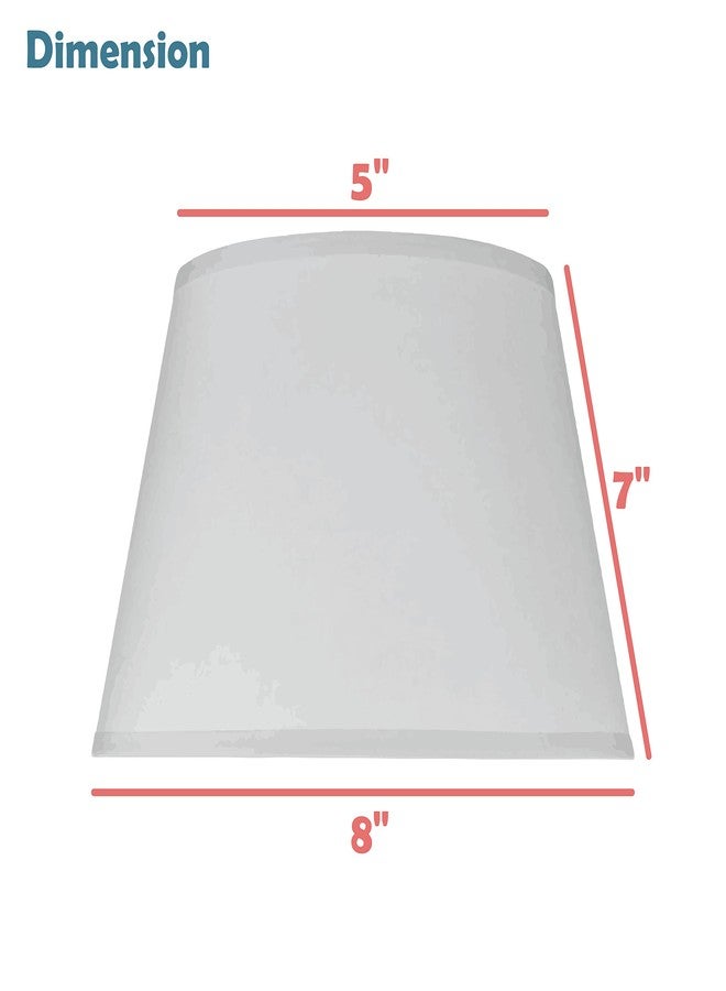 Aspen Creative 56026A, Empire Uno Lamp Shade in Gold Brown, 5" Top x 8" Bottom x 7" Slant Height, Slip UNO 33mm - Image 5