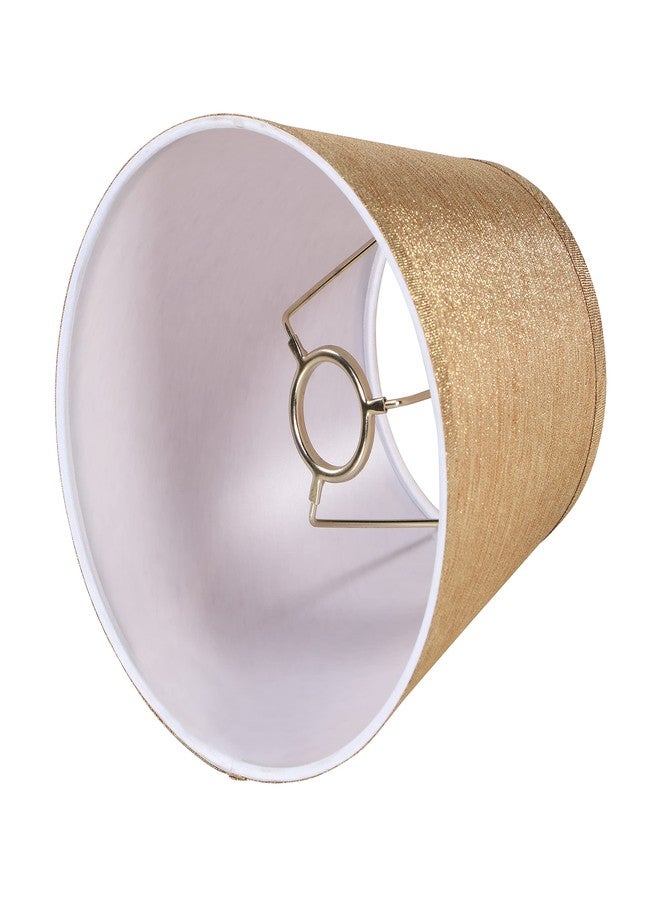 Aspen Creative 56026A, Empire Uno Lamp Shade in Gold Brown, 5" Top x 8" Bottom x 7" Slant Height, Slip UNO 33mm - Image 4