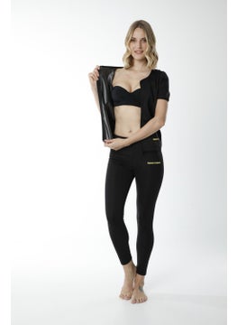 TECHNO 8Q Thermal Short Sleeve Zip Top and Leggings Workout Tracksuit  - Image 1