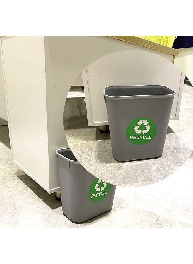 Besttile - Recycle Sticker Trash Can Decalrecycle And Trash Logo Symbol Self Adhesive Labels4 Inch Garbage Waste From Recyclingindoor & Outdoor12 Pack Per Pack - Image 1