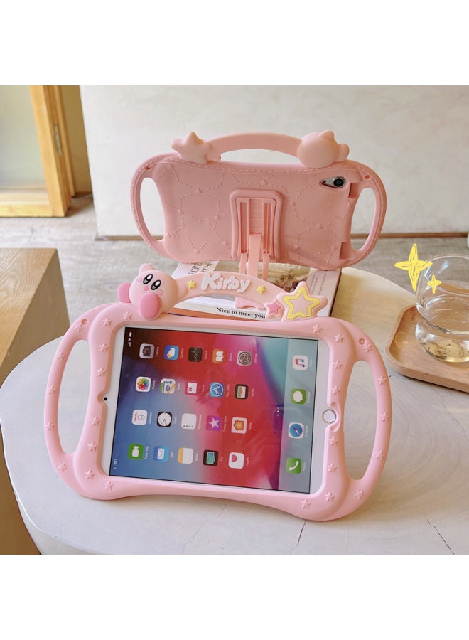 2018 Cartoon Silicone Case Ipad Protective Case 10.2 Inch Mini45 Flat Anti-fall 2019air3 Suitable-Color:3 Star-raising Kabi 】-Applicable Model:mini4/5 - Image 1