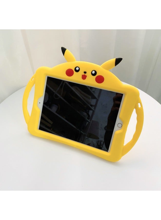 2018 Cartoon Silicone Case Ipad Protective Case 10.2 Inch Mini45 Flat Anti-fall 2019air3 Suitable-Color:3 Star-raising Kabi 】-Applicable Model:mini4/5 - Image 4