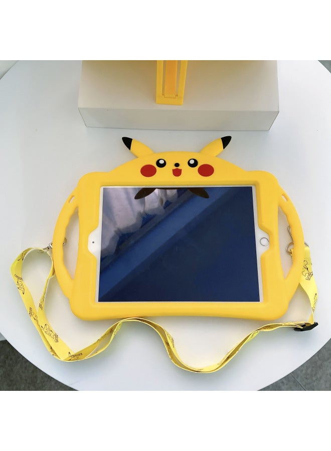 2018 Cartoon Silicone Case Ipad Protective Case 10.2 Inch Mini45 Flat Anti-fall 2019air3 Suitable-Color:3 Star-raising Kabi 】-Applicable Model:mini4/5 - Image 3