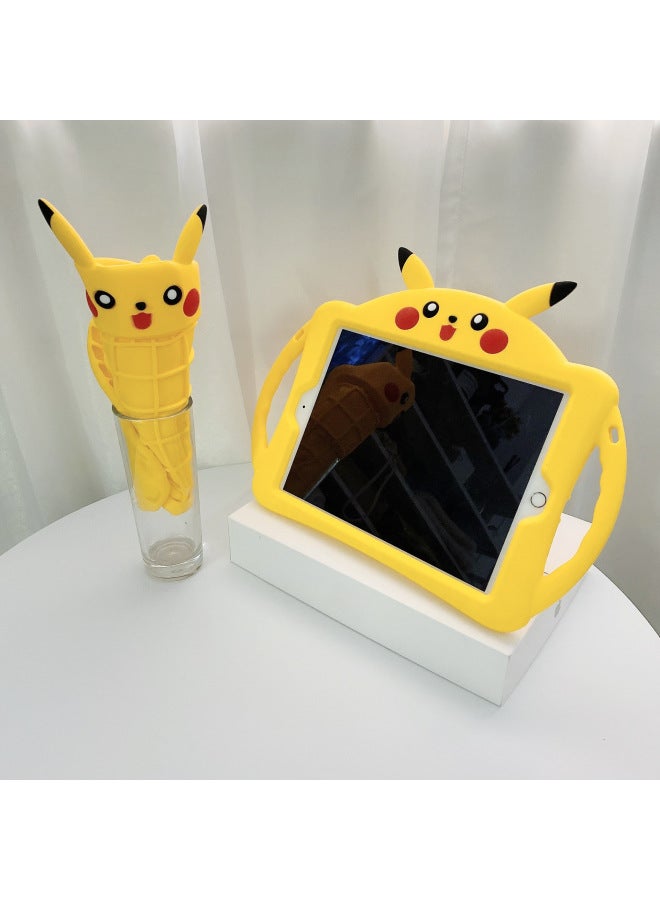 2018 Cartoon Silicone Case Ipad Protective Case 10.2 Inch Mini45 Flat Anti-fall 2019air3 Suitable-Color:3 Star-raising Kabi 】-Applicable Model:mini4/5 - Image 5