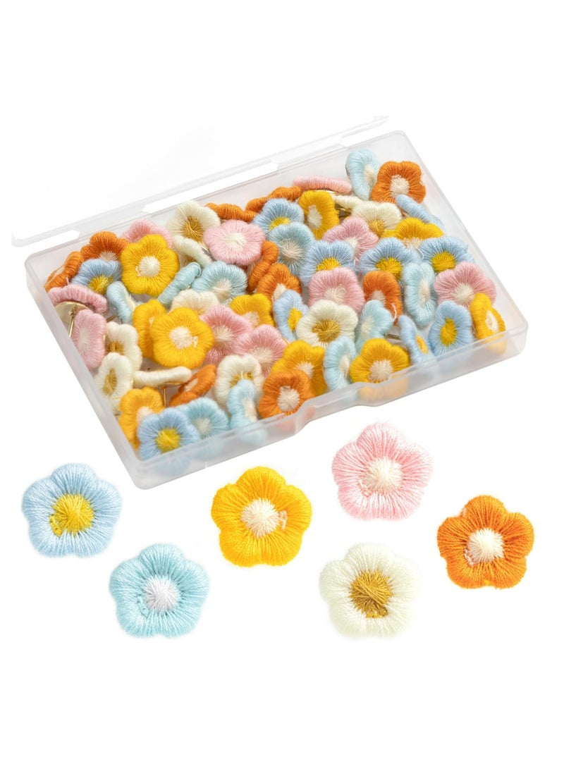 أوزيغالور 60 قطعة مثبطات ديكورية بالورد للمنزل والمكتب والجدار الصور، اللوح الأخشاب، الخريطة - Image 1